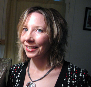 Alyce with rock star hair (Click to enlarge)