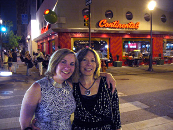 My sister and me at the Continental (Click to enlarge)